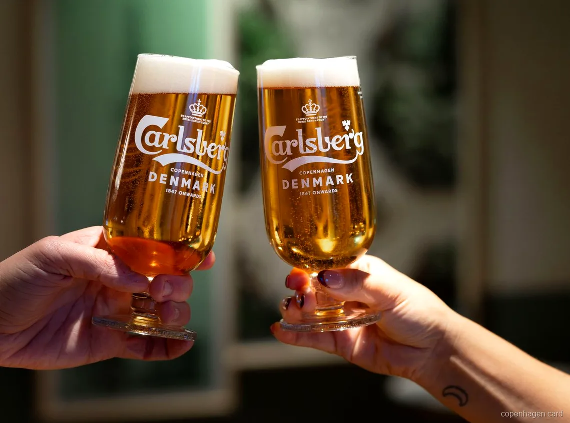 Interactive brewing science exhibit inside the Carlsberg Experience