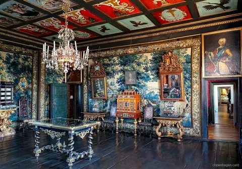 Joyas de la Corona danesa exhibidas en el Tesoro del Castillo de Rosenborg